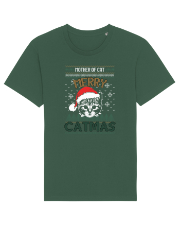 Merry Catmas Mother Of Cat Bottle Green