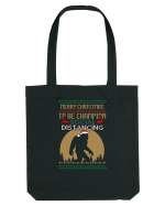 Merry Christmas Bigfoot Distancing Champion Sacoșă textilă