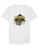 Break the Rules Tricou mânecă scurtă guler larg Bărbat Skater