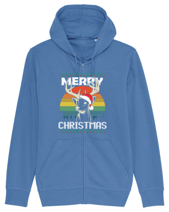 Merry Christmas Hunters Bright Blue