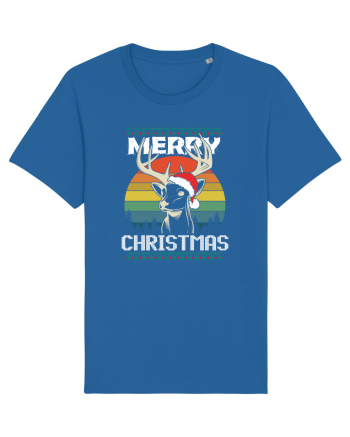 Merry Christmas Hunters Royal Blue