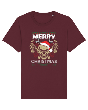 Merry Christmas Riders Burgundy