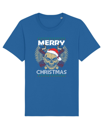 Merry Christmas Riders Royal Blue