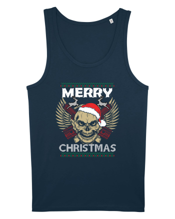 Merry Christmas Riders Navy