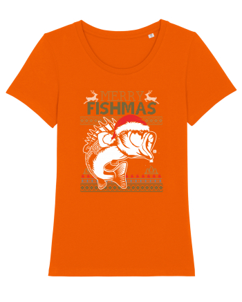 Merry Fishmas Bright Orange