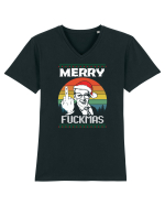 Merry Fuckmas Tricou mânecă scurtă guler V Bărbat Presenter