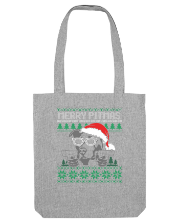 Merry Pitmas Heather Grey