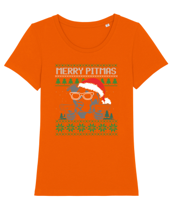 Merry Pitmas Bright Orange