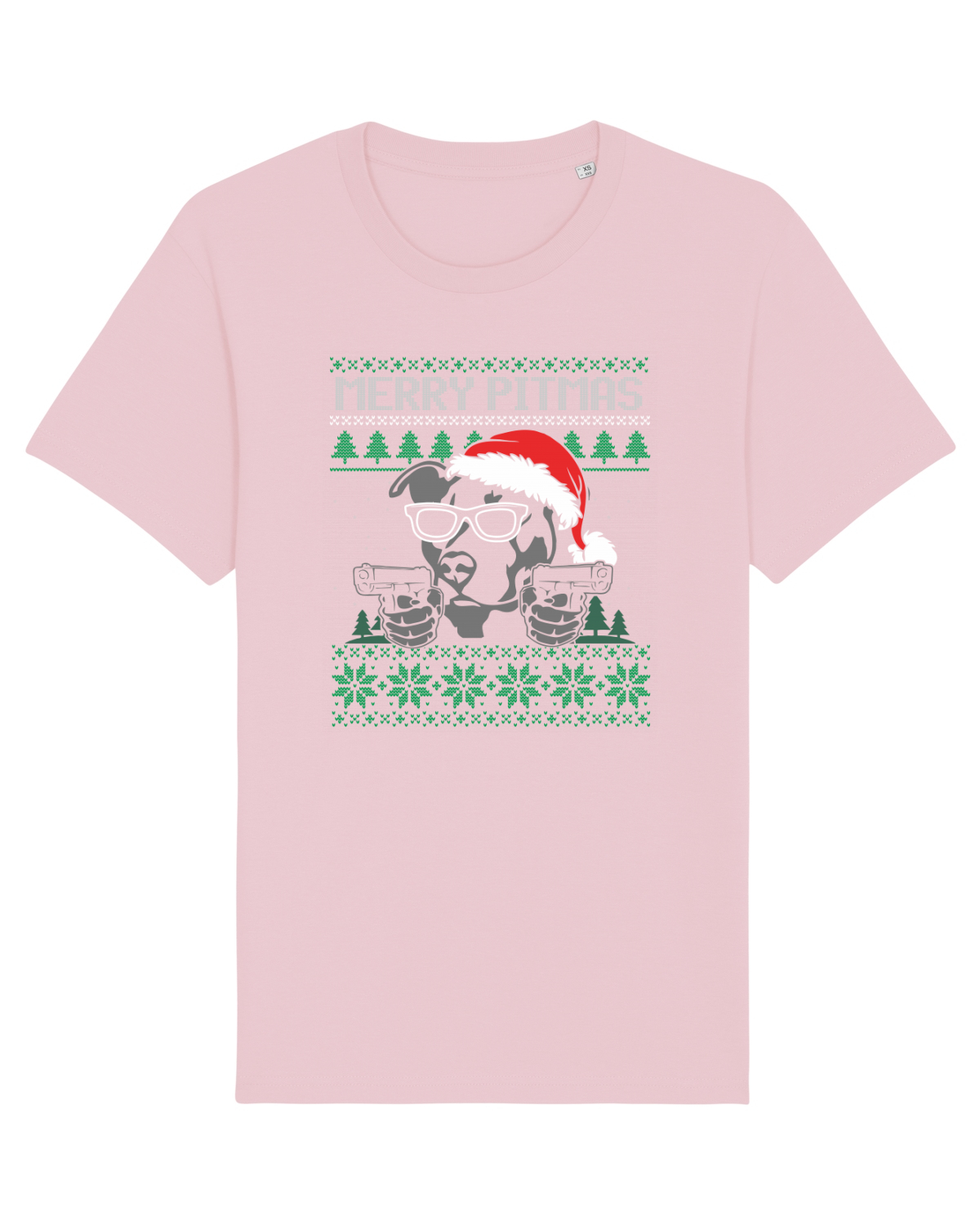 Tricou mânecă scurtă Unisex Rocker Cotton Pink