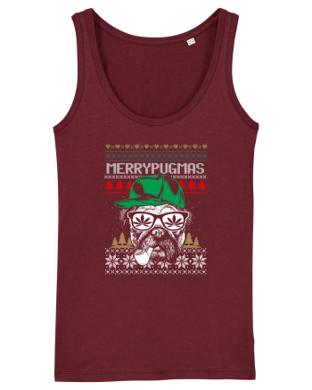Merry Pugmas Burgundy