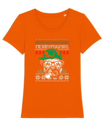 Merry Pugmas Bright Orange
