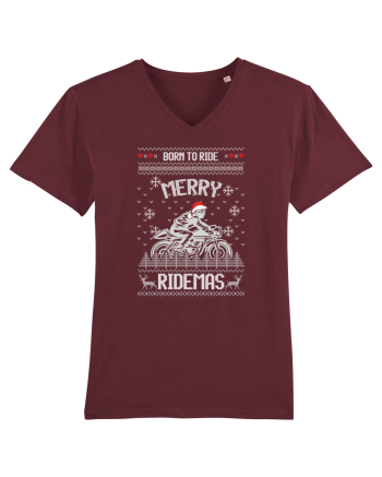 Merry Ridemas Born To Ride Burgundy