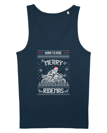 Merry Ridemas Born To Ride Navy