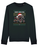 Merry Roar Christmas Angry Dinosaur Bluză mânecă lungă Unisex Rise