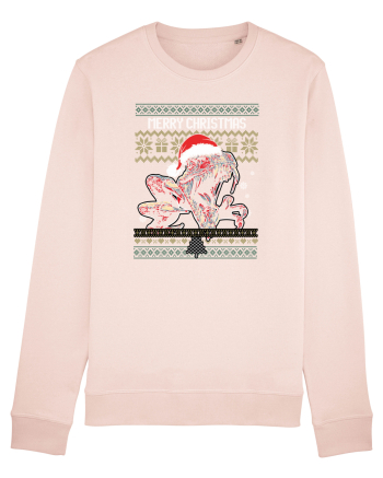 Merry Roar Christmas Angry Dinosaur Candy Pink