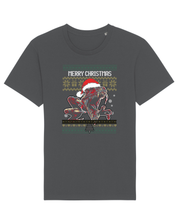 Merry Roar Christmas Angry Dinosaur Anthracite