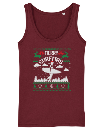 Merry Surfmas Burgundy
