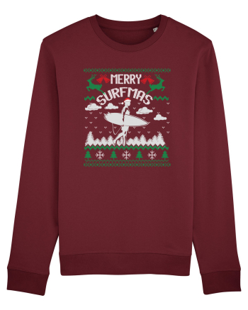 Merry Surfmas Burgundy