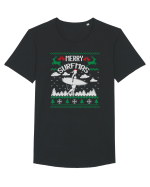 Merry Surfmas Tricou mânecă scurtă guler larg Bărbat Skater