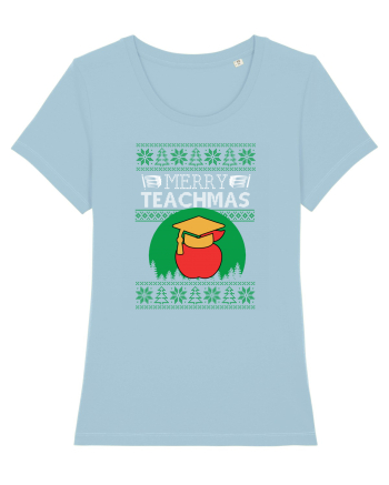 Merry Teachmas Sky Blue