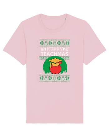 Merry Teachmas Cotton Pink