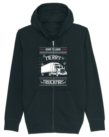 Merry Truckmas Born To Work Black