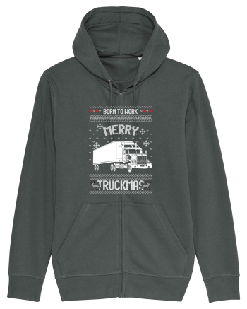 Merry Truckmas Born To Work Anthracite