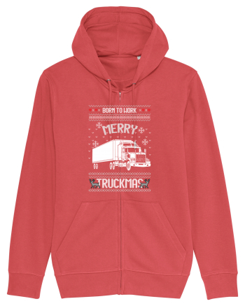Merry Truckmas Born To Work Carmine Red