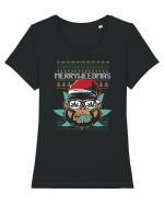 Merry Weedmas Funny Gorilla Tricou mânecă scurtă guler larg fitted Damă Expresser