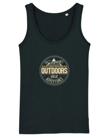 Camping Outdoors Great Adventures Black