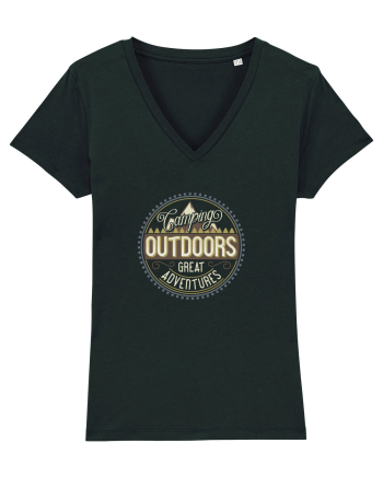 Camping Outdoors Great Adventures Black