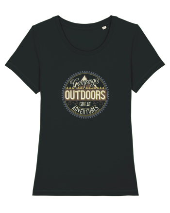 Camping Outdoors Great Adventures Black