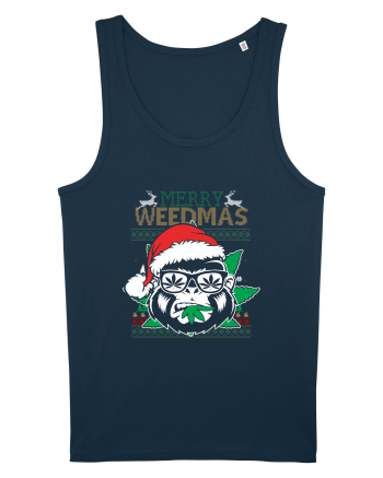 Merry Weedmas Gorilla Navy
