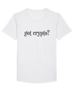 Got Crypto? Tricou mânecă scurtă guler larg Bărbat Skater