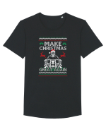 Riders Make Christmas Great Again Tricou mânecă scurtă guler larg Bărbat Skater