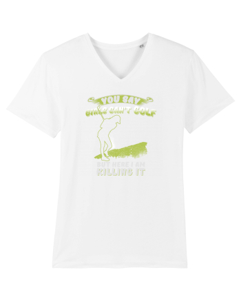 Girls love golf White