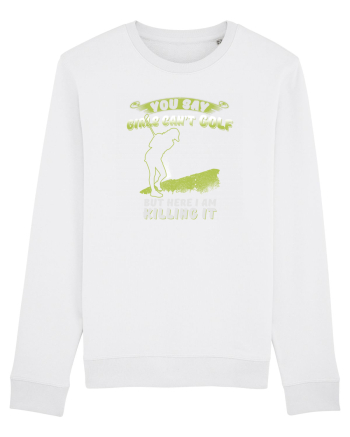 Girls love golf White