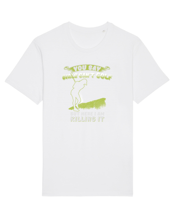 Girls love golf White