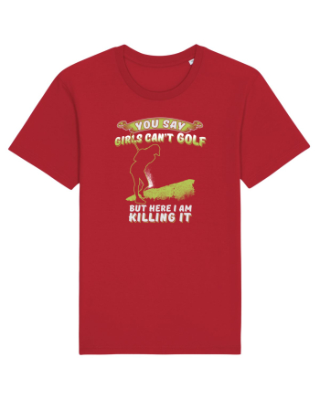Girls love golf Red