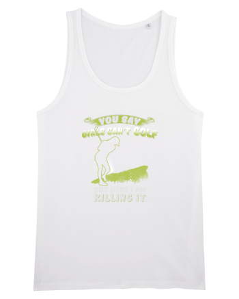 Girls love golf White
