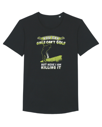 Girls love golf Black