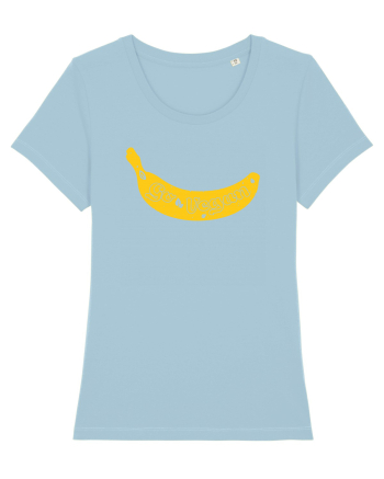 Go Vegan Sky Blue