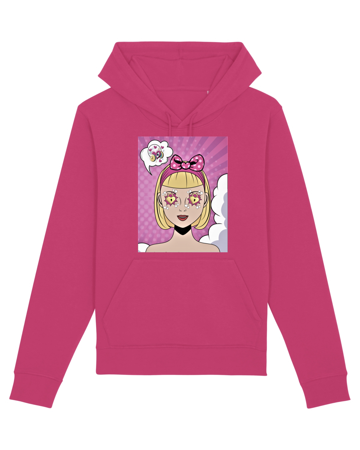 Hanorac Unisex Drummer Raspberry