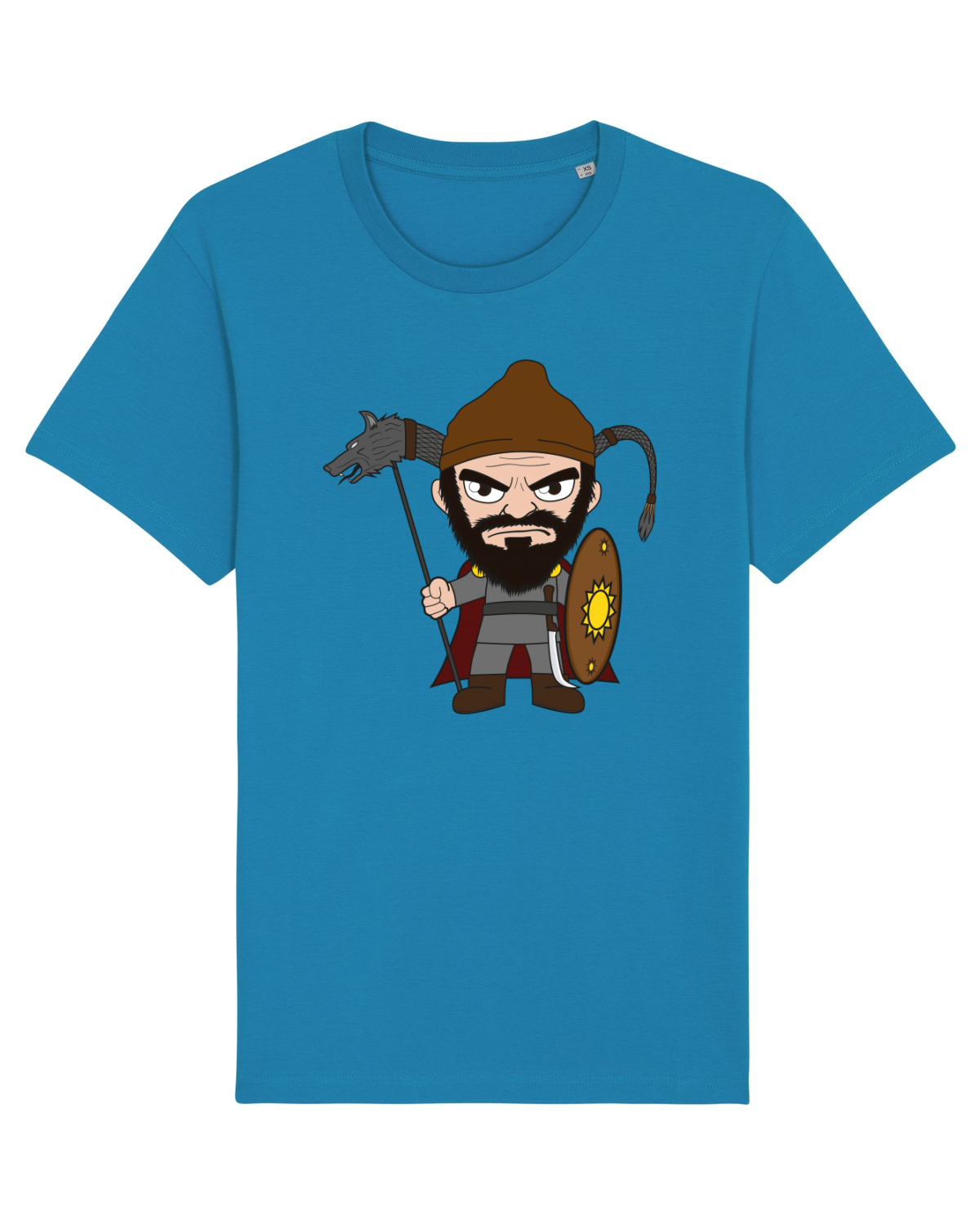 Tricou mânecă scurtă Unisex Rocker Azur