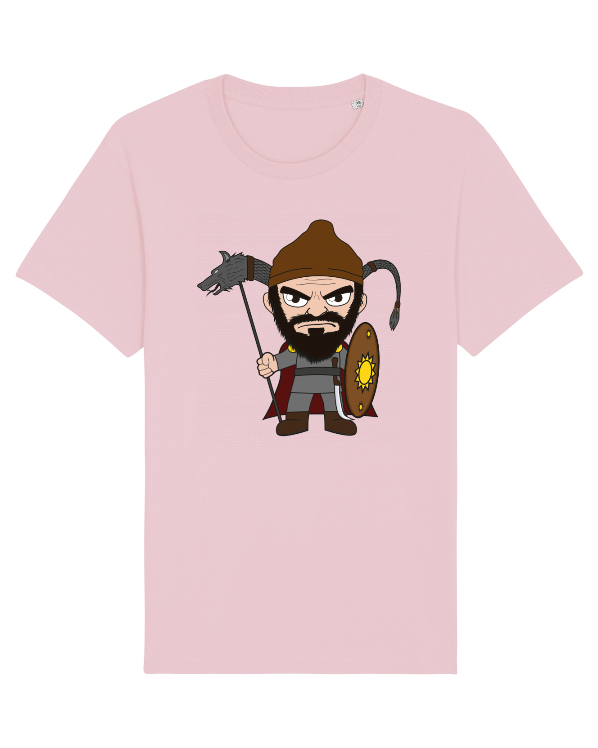 Tricou mânecă scurtă Unisex Rocker Cotton Pink