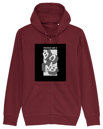 Fragile Like A Bomb Burgundy