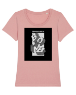 Fragile Like A Bomb Tricou mânecă scurtă guler larg fitted Damă Expresser