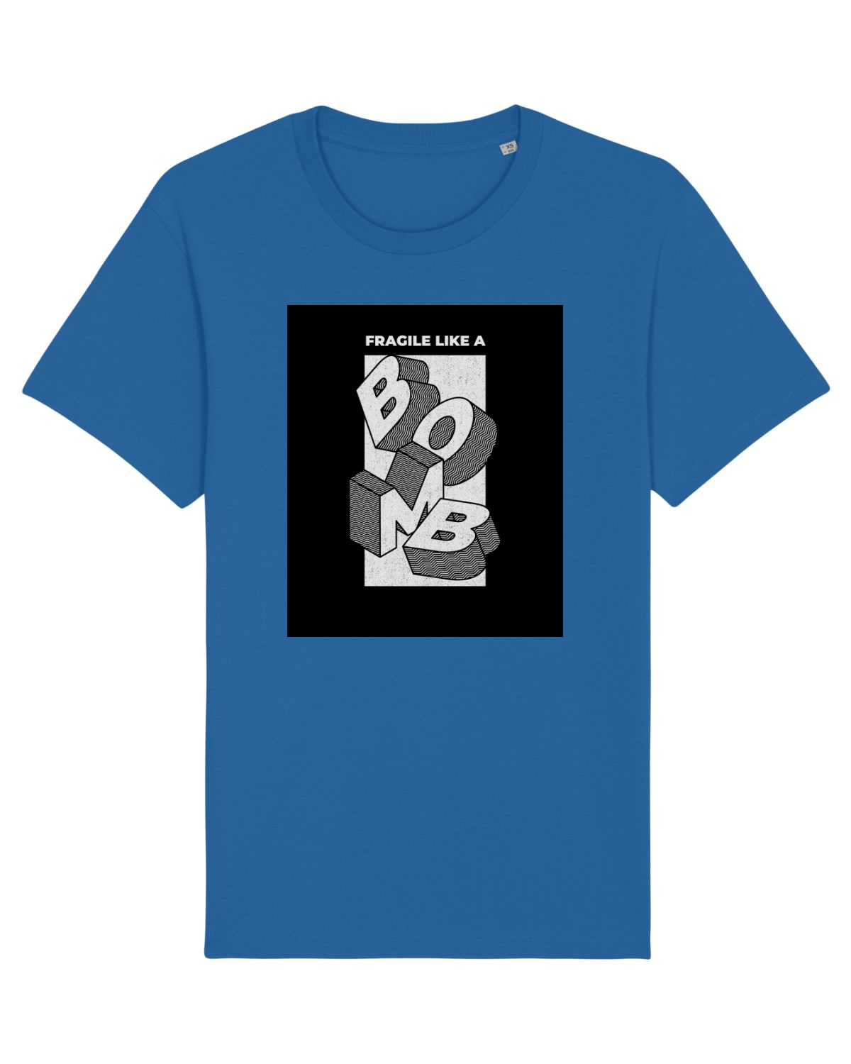 Tricou mânecă scurtă Unisex Rocker Royal Blue
