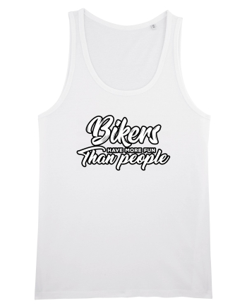 Bikers have more fun than people White
