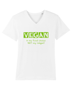 VEGAN Tricou mânecă scurtă guler V Bărbat Presenter